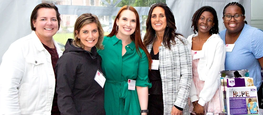 Loisann's Hope House staff and board at an event.