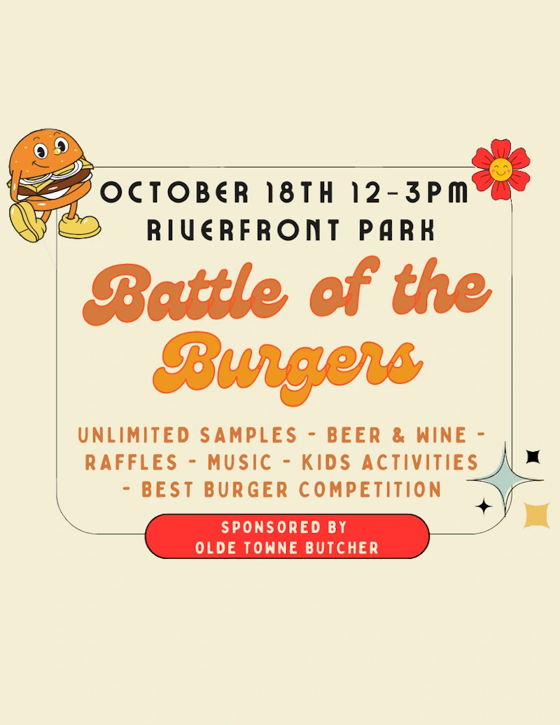Battle of the Burgers signage 2026