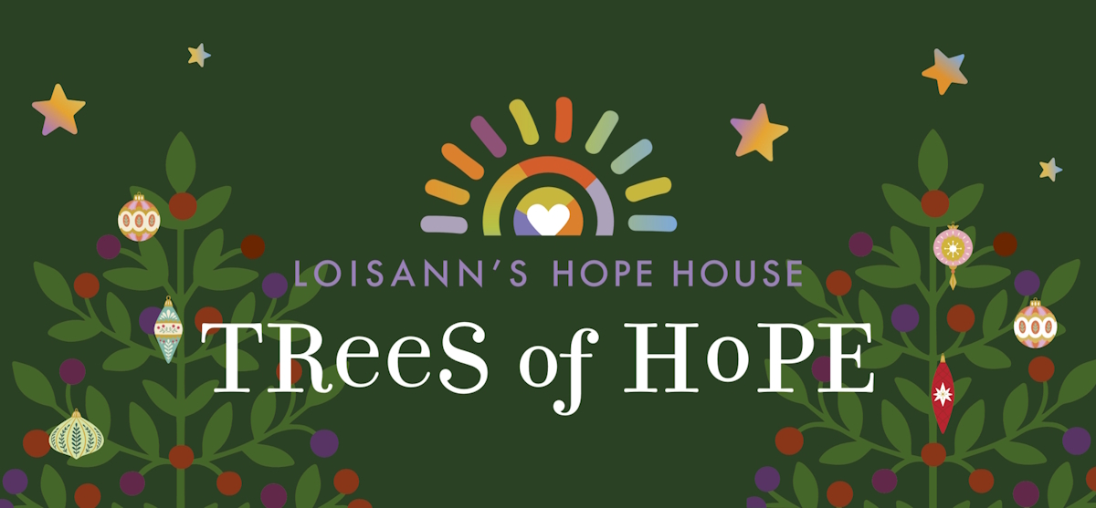 Trees of Hope event banner.